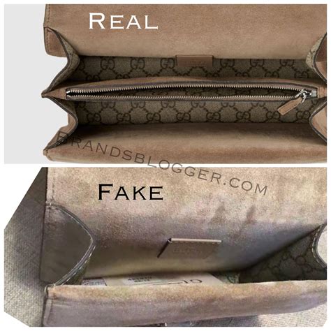 how to tell real or fake gucci bag|inside a real gucci bag.